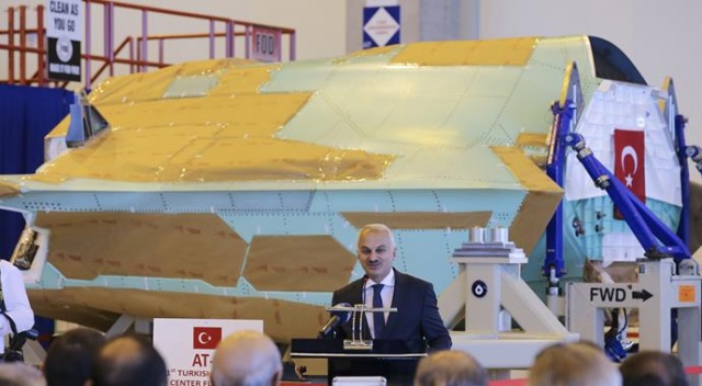 Türk F-35 uçağının orta gövdesi tamam