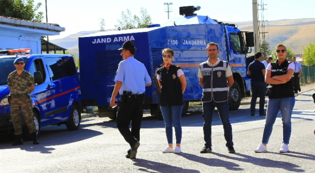 Akıncı Üssü davasında yoğun güvenlik önlemi Akıncı Üssü davasında yoğun güvenlik önlemi