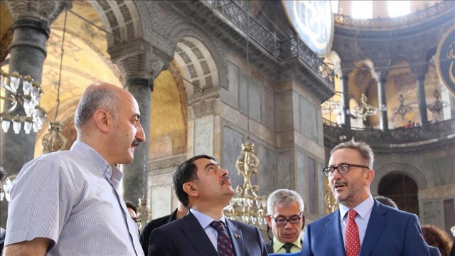 Ayasofya ve Topkapı Sarayı&#039;ndaki restorasyon sürüyor