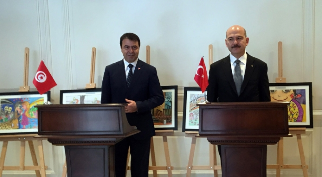 Bakan Soylu, Tunuslu mevkidaşıyla bir araya geldi