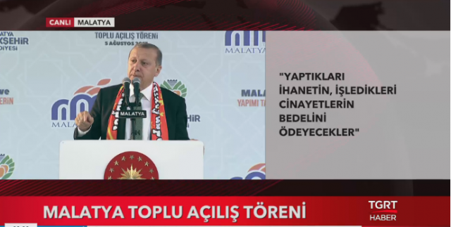 Cumhurbaşkanı Erdoğan: Darbeciler 2 çeşit elbise giyecek