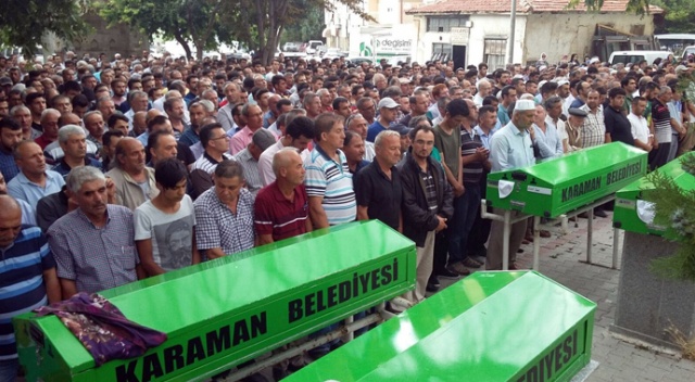 Düğün yolunda hayatını kaybeden 6 kişiye son görev