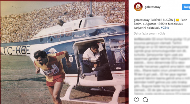 Galatasaray Terim'i unutmadı Galatasaray Terim'i unutmadı
