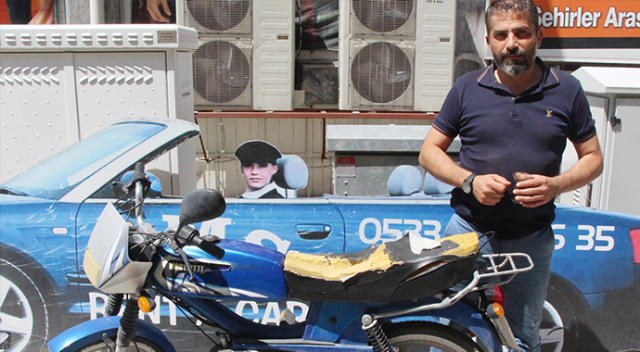 Hırsıza sosyal medyadan çağrı yaptı motosikletine kavuştu Hırsıza sosyal medyadan çağrı yaptı motosikletine kavuştu