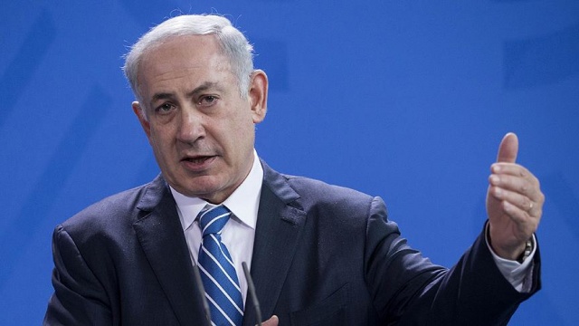 Netanyahu işgal altındaki Batı Şeria'da yeni konutların temelini attı Netanyahu işgal altındaki Batı Şeria'da yeni konutların temelini attı