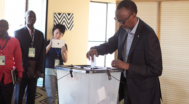 Ruanda’da Kagame yeniden devlet başkanı oldu