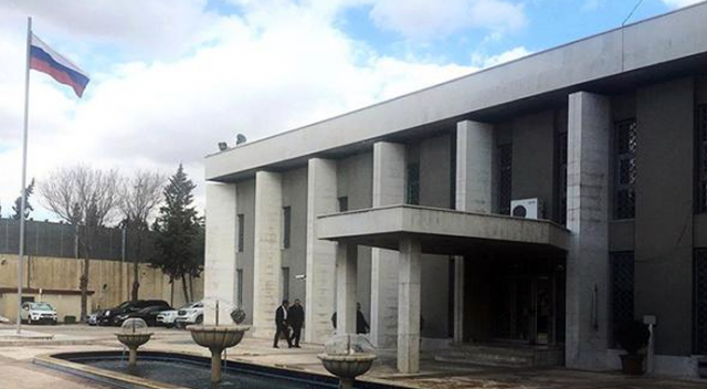 Rusya'nın Şam Büyükelçiliği'ne saldırı