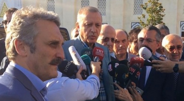 Erdoğan'dan bayram namazı sonrası açıklama Erdoğan'dan bayram namazı sonrası açıklama