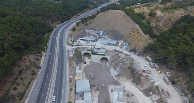 Sabuncubeli Tüneli havadan görüntülendi Sabuncubeli Tüneli havadan görüntülendi