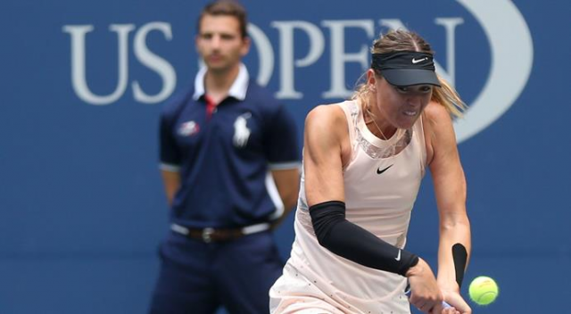 Sharapova ABD Açık'a veda etti Sharapova ABD Açık'a veda etti