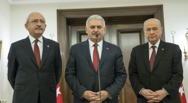 TBMM&#039;de 3&#039;lü zirve