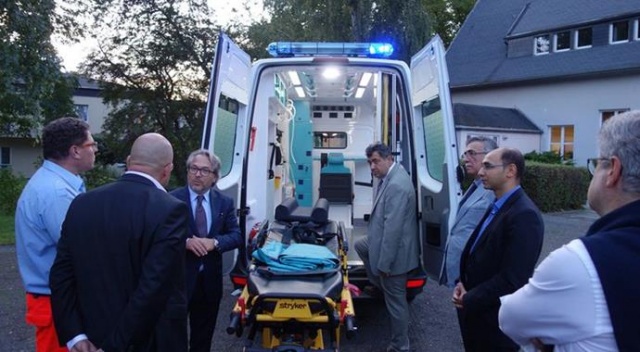 Türk yapımı ambulans Almanya sokaklarında