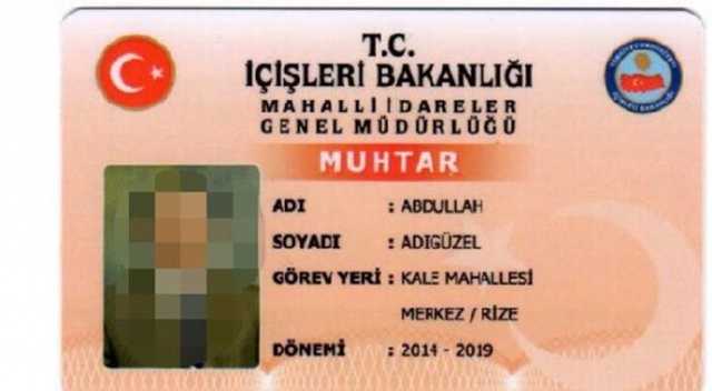 50 bin 253 muhtara tek tip kimlik kartı verilecek