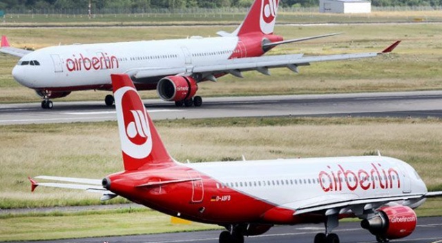 Alman hava yolu şirketi Air Berlin iflasını verdi Alman hava yolu şirketi Air Berlin iflasını verdi