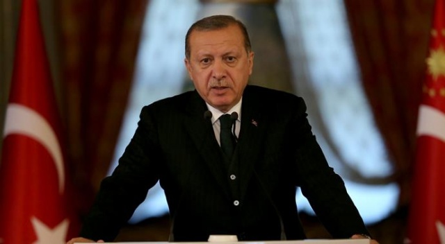 Cumhurbaşkanı Erdoğan'dan ABD'ye poster tepkisi Cumhurbaşkanı Erdoğan'dan ABD'ye poster tepkisi