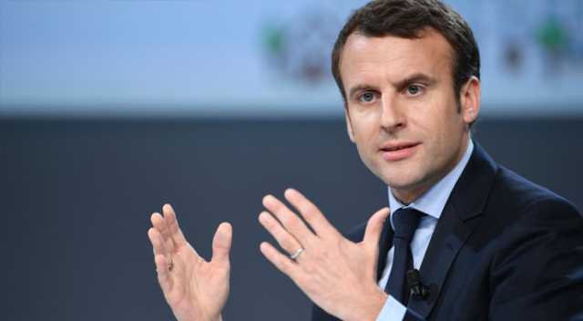 Macron'dan sığınmacı yorumu Macron'dan sığınmacı yorumu