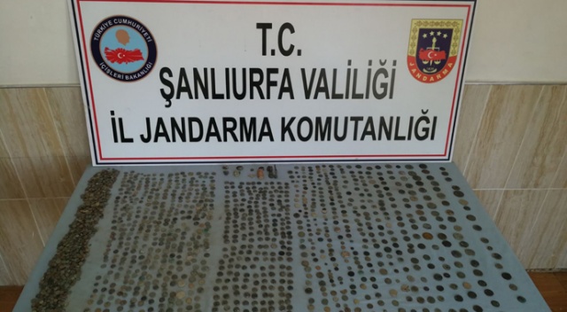 Şanlıurfa'da 2 bin 315 adet sikke ele geçirildi Şanlıurfa'da 2 bin 315 adet sikke ele geçirildi