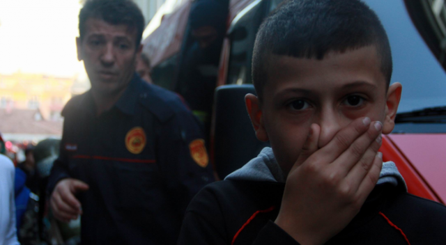 Samsun'da korkutan yangın Samsun'da korkutan yangın