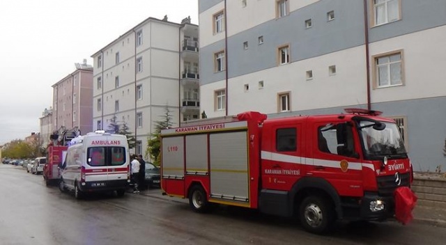 Yangında mahsur kalan çocuğu itfaiye kurtardı Yangında mahsur kalan çocuğu itfaiye kurtardı