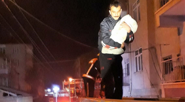Elâzığ’da yangın çıktı! 8 kişi mahsur kaldı Elâzığ’da yangın çıktı! 8 kişi mahsur kaldı