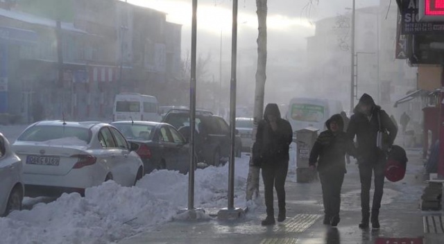 Ardahan’da termometreler eksi 24'ü gösterdi Ardahan’da termometreler eksi 24'ü gösterdi