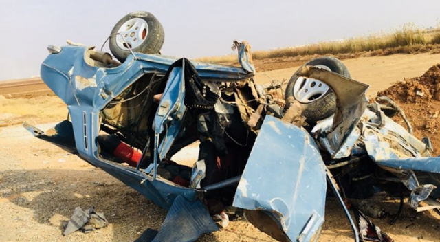 Şanlıurfa'da otomobil takla attı: 1 ölü, 3 yaralı