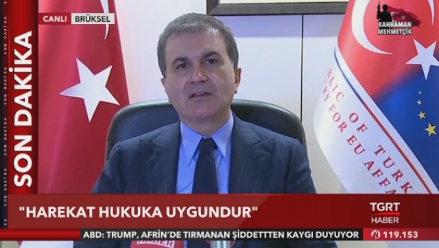 Türkiye'den AB'ye Afrin cevabı Türkiye'den AB'ye Afrin cevabı