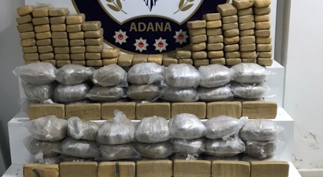 Adana'da uyuşturucu tacirlerine darbe Adana'da uyuşturucu tacirlerine darbe