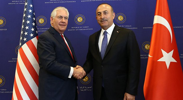 Bakan Çavuşoğlu, Tillerson ile görüştü
