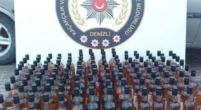 Denizli’de kaçak ve sahte içki operasyonu: 6 gözaltı