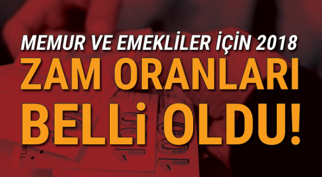 Emekli ve Memur Maaşı 2018 Zam Oranı Ne Nadar oldu? | 2018 Enflasyon farkı Ne kadar? Emekli ve Memur Maaşı 2018 Zam Oranı Ne Nadar oldu? | 2018 Enflasyon farkı Ne kadar?