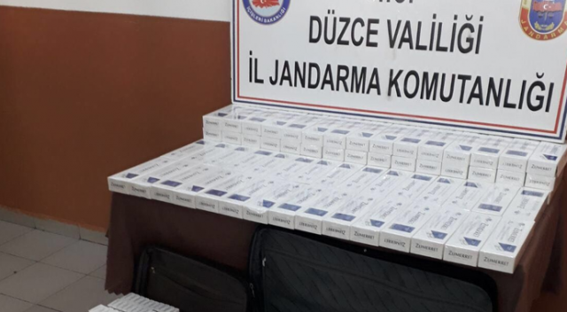 Jandarmadan kaçak sigara operasyonu Jandarmadan kaçak sigara operasyonu