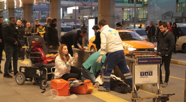 Kalbi duran yolcu için zamana karşı yarış Kalbi duran yolcu için zamana karşı yarış