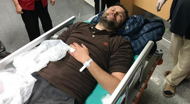 AA muhabiri Afrin'de roket saldırısında yaralandı AA muhabiri Afrin'de roket saldırısında yaralandı