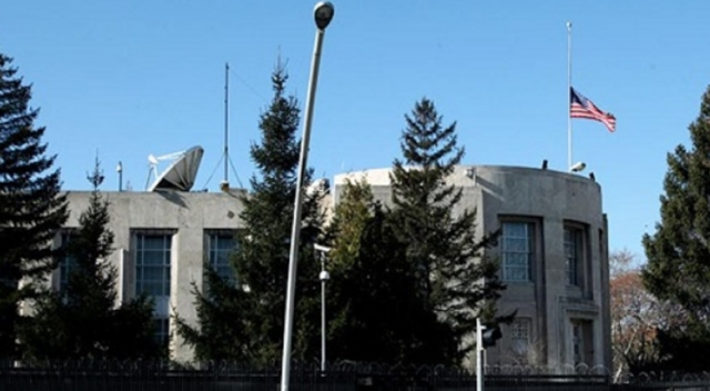 ABD Büyükelçiliği önündeki caddeye isim değişikliği ABD Büyükelçiliği önündeki caddeye isim değişikliği