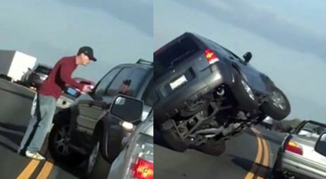 ABD'de trafik kavgası kötü bitti ABD'de trafik kavgası kötü bitti