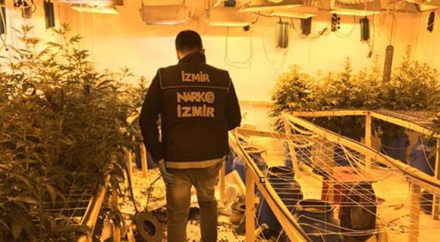 Buca&#039;da oyun salonunda skunk üretimi yapan 3 kişi gözaltına alındı