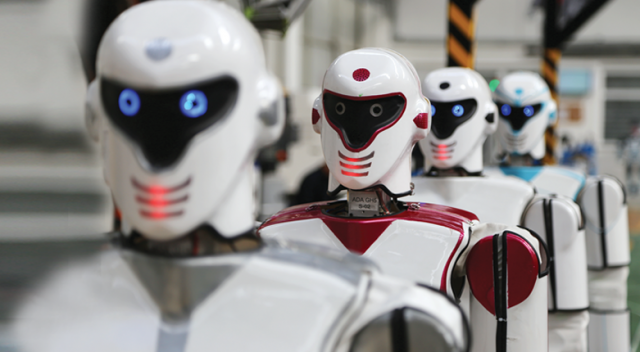 Robot askerler hazır