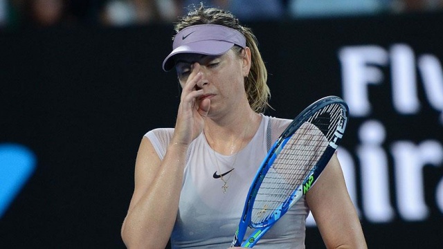 Sharapova sakatlandı Sharapova sakatlandı