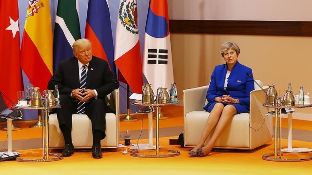 Trump ile May Doğu Guta'yı görüştü Trump ile May Doğu Guta'yı görüştü