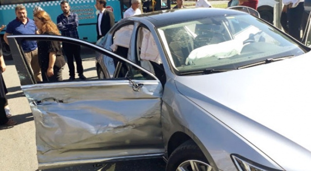 AK Parti milletvekili adayı Habibe Öçal, trafik kazası geçirdi