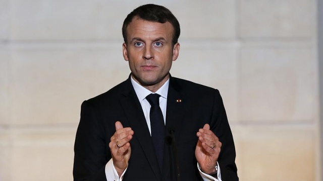 Macron'dan AB ülkelerine 'yaptırım' çağrısı Macron'dan AB ülkelerine 'yaptırım' çağrısı