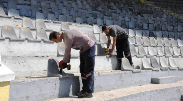 Ankara 19 Mayıs Stadyumu'nda yıkım işlemleri başladı Ankara 19 Mayıs Stadyumu'nda yıkım işlemleri başladı