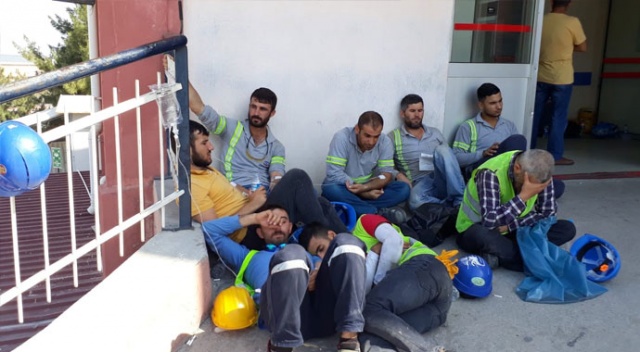 İzmir'de zehirlenen işçi sayısı 700'e yükseldi İzmir'de zehirlenen işçi sayısı 700'e yükseldi