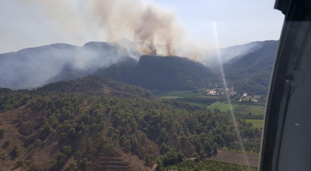 Muğla&#039;da korkutan orman yangını