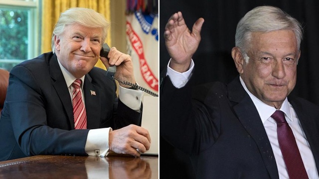 Trump ve Obrador telefonda görüştü