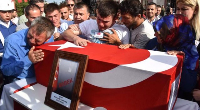 Babadan oğula son veda!
