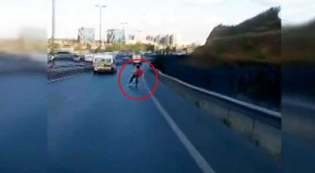 E-5&#039;te akıllara zarar yolculuk! Gören dondu kaldı