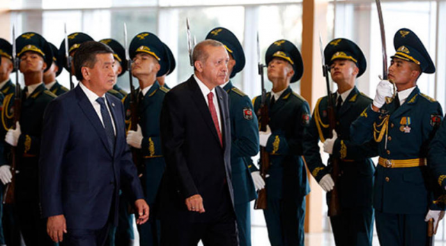 Cumhurbaşkanı Erdoğan'dan Kırgızistan'da dolar açıklaması Cumhurbaşkanı Erdoğan'dan Kırgızistan'da dolar açıklaması