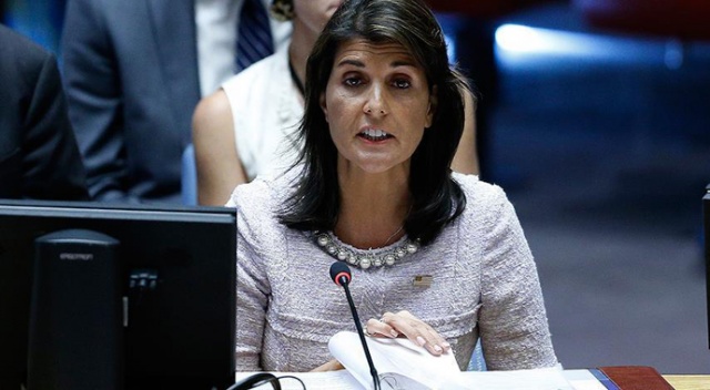 ABD'nin BM Daimi Temsilcisi Nikki Haley'nin istifa ettiği iddiası ABD'nin BM Daimi Temsilcisi Nikki Haley'nin istifa ettiği iddiası